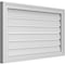 Ekena Millwork Vertical Surface Mount PVC Gable Vent: Functional, w/ 2"W x 1-1/2"P Brickmould Frame, 34"W x 20"H GVPVE34X2002SF - alternate 5